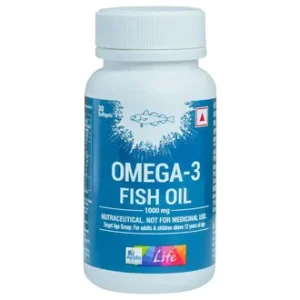 Apollo Life Omega-3 Fish Oil 1000mg, 30 Capsules